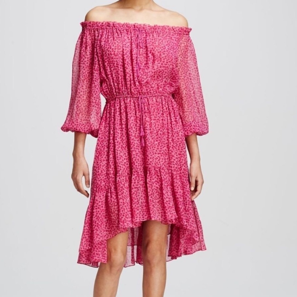 Diane Von Furstenberg Camila Pink Silk Dress